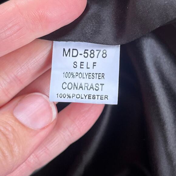 Minuet Purple, Black and Copper Strapless Cocktail Dress Size S. NEW. - Picture 8 of 9